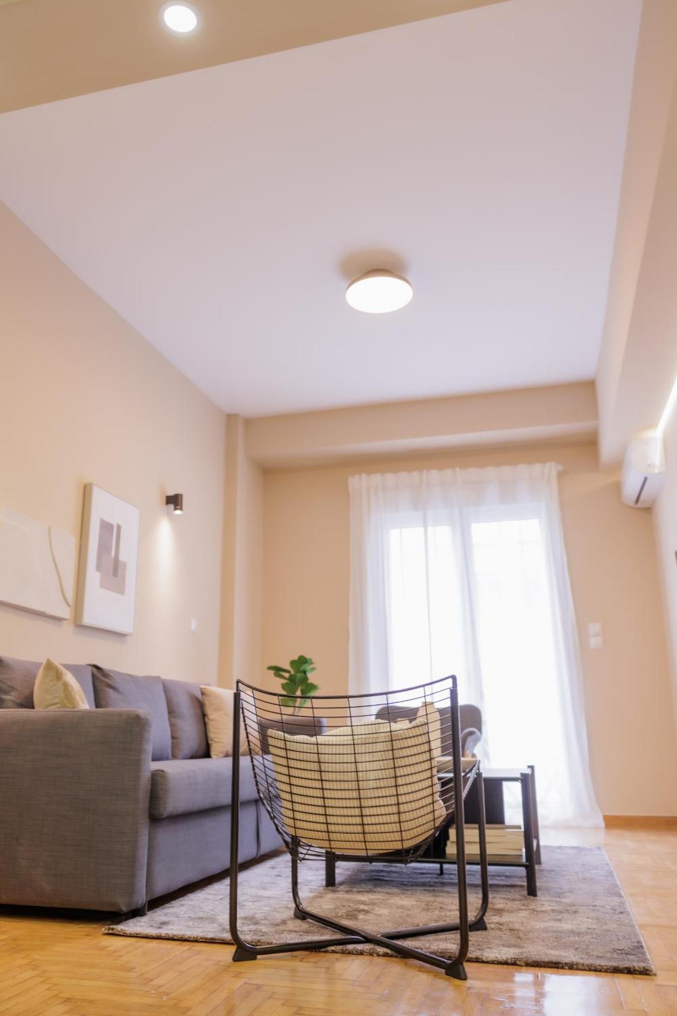 Modern 2Bdr Apt - 2' To Metro - Direct To Acropolis Ateny Zewnętrze zdjęcie